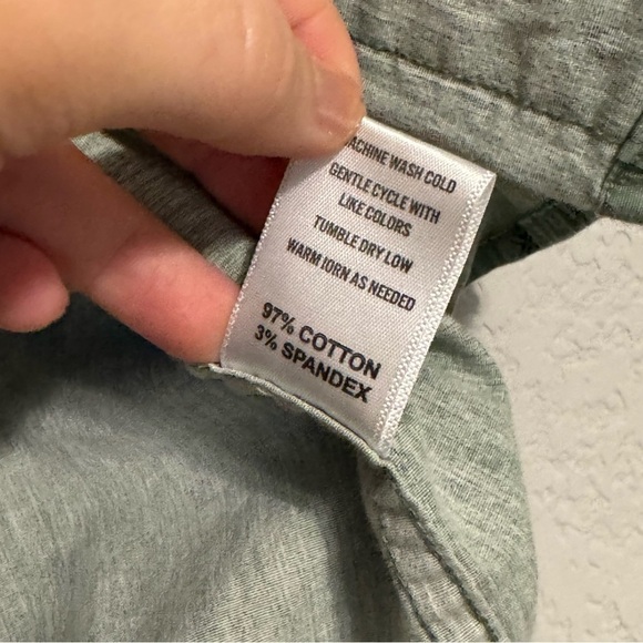 Kid's Sovereign Code Green Short Sleeve Button Down Shirt - Picture 7 of 10